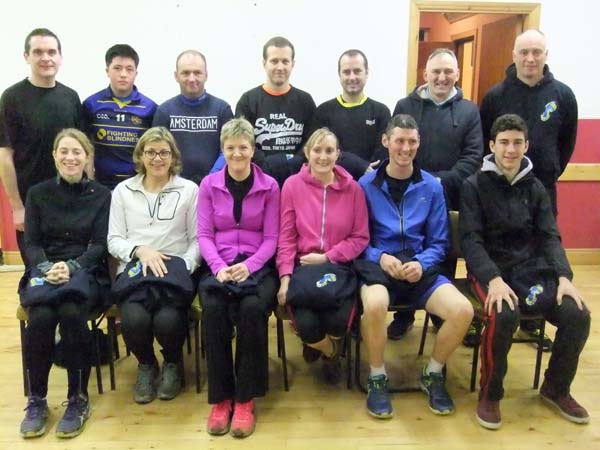 13 of the 16 Planet Track-Attack Series winners: Back row ( L-R ) Denis O'Connell, Luke Mockler, Eamon McGrath, Noel Kennedy, Kevin Murphy, Joey O'Dwyer and Leo Collins. Front row ( L-R ) Christine Rabbitte, Elaine Ryan, Noreen Ryan, Siobhan Carey, Andy Quinlan and Nicky Cooney 