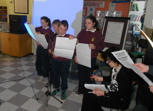 Senior Students read the 1916 Proclamation 600