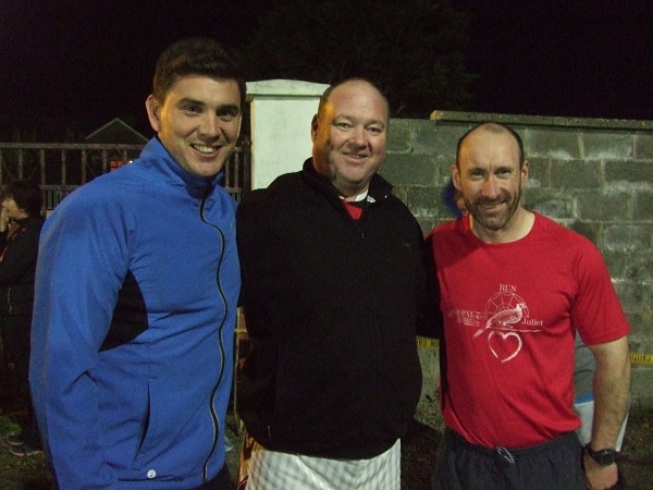 Track-Attackers Martin Maher, John Vahey and Tom Shanahan.