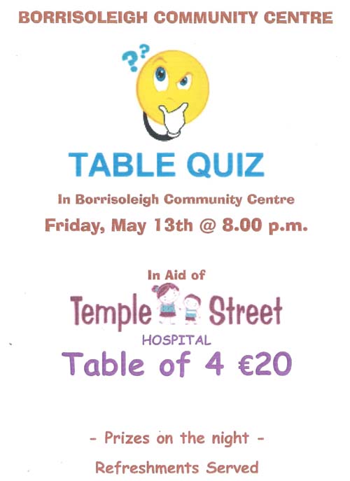 table quiz 500