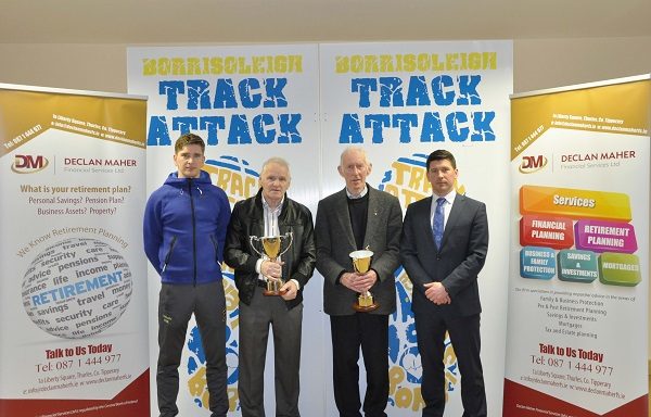 Brendan Maher (All Ireland Hurling winning captain), Paddy Dolan, Ger Ryan and Declan Maher (sponsor)