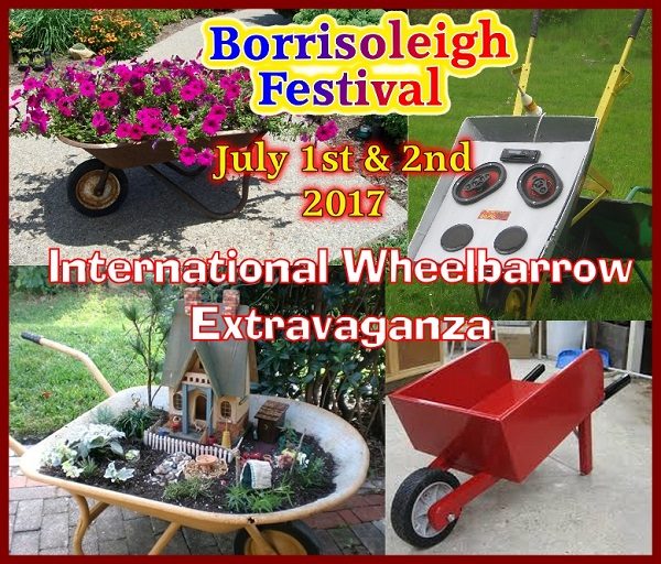 International Wheelbarrow Extravaganza at Borrisoleigh Festival July 1st & 2nd